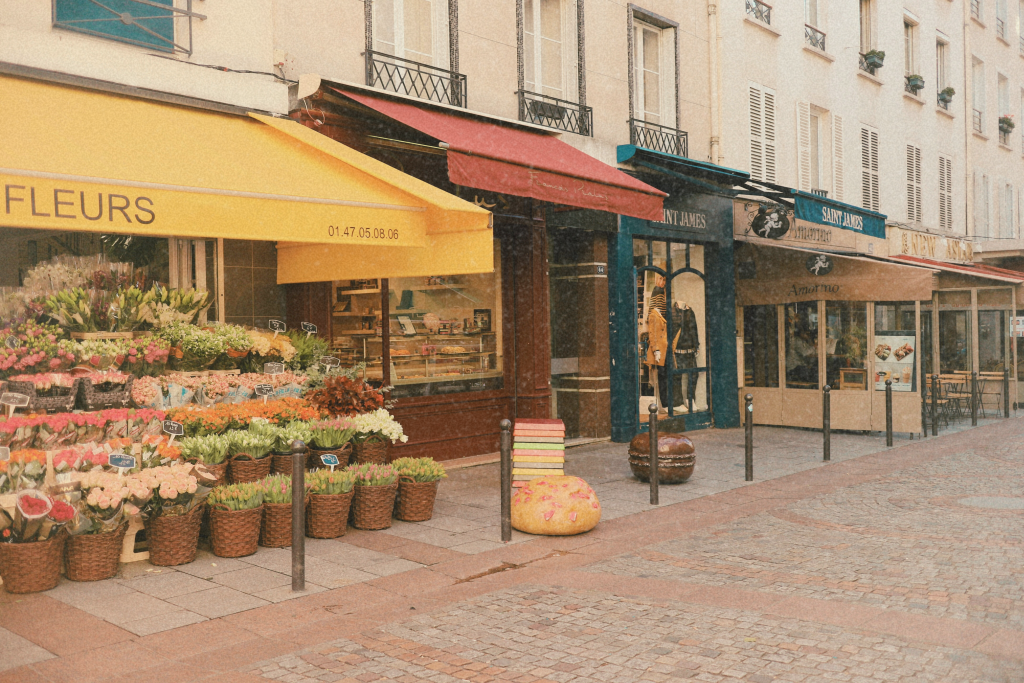 Rue Cler showcasing a top tourist attraction in paris