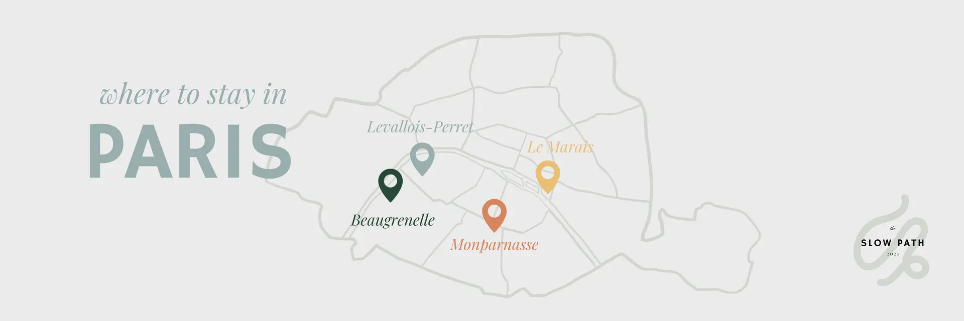 Map of where to stay in Paris by neighborhood